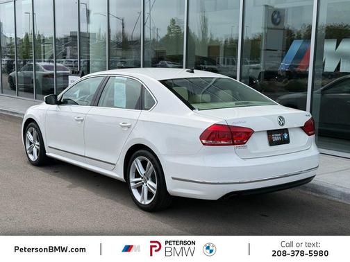 Candy White 2014 Volkswagen Passat 1.8T Auto SEL Premium