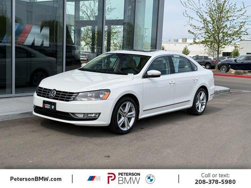 Candy White 2014 Volkswagen Passat 1.8T Auto SEL Premium