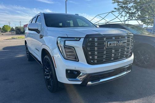 White Frost Tricoat 2025 GMC Yukon Denali Ultimate