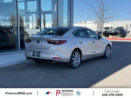 Platinum Quartz Metallic 2023 Mazda Mazda3 FWD w/Preferred Package