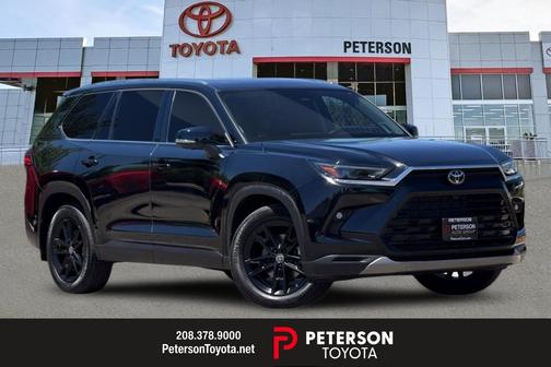 Midnight Black Metallic 2024 Toyota Grand Highlander Platinum