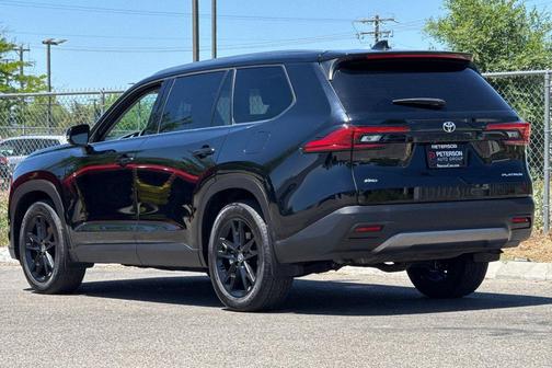 Midnight Black Metallic 2024 Toyota Grand Highlander Platinum