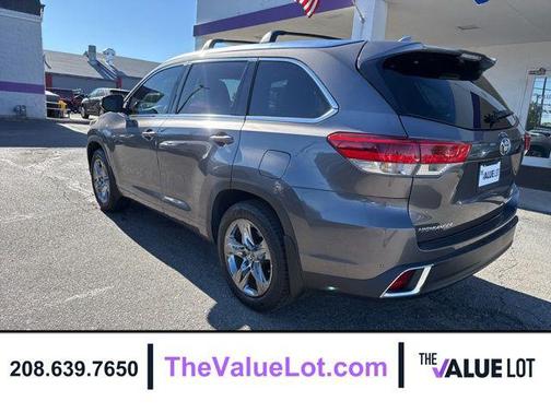 Predawn Gray Mica 2017 Toyota Highlander Limited Platinum