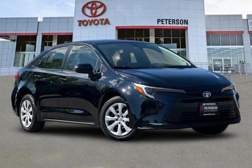 Midnight Black Metallic 2023 Toyota Corolla Hybrid LE