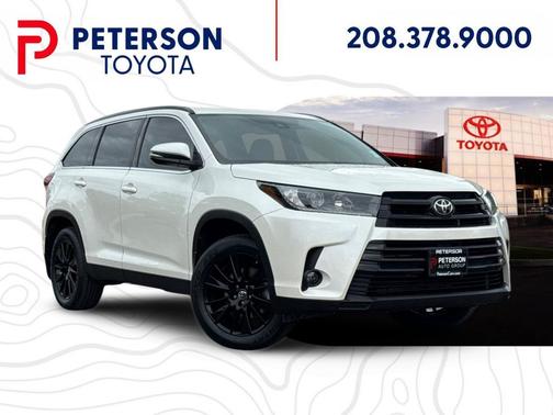 Blizzard Pearl 2019 Toyota Highlander SE