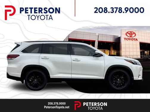 Blizzard Pearl 2019 Toyota Highlander SE