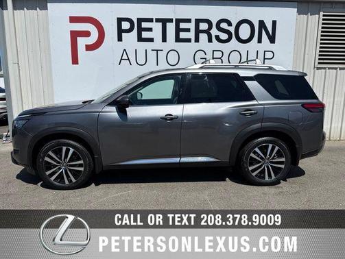Gun Metallic 2024 Nissan Pathfinder Platinum 4WD