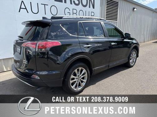 Black Sand Pearl 2018 Toyota RAV4 Hybrid Limited