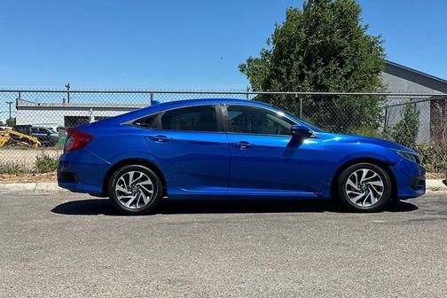 Aegean Blue Metallic 2018 Honda Civic EX