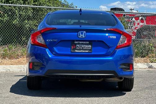 Aegean Blue Metallic 2018 Honda Civic EX