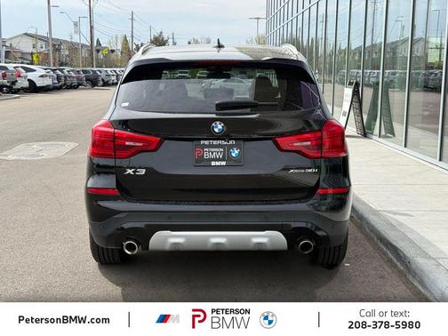Jet Black 2019 BMW X3 xDrive30i