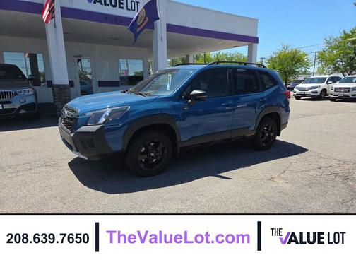 Geyser Blue 2022 Subaru Forester Wilderness