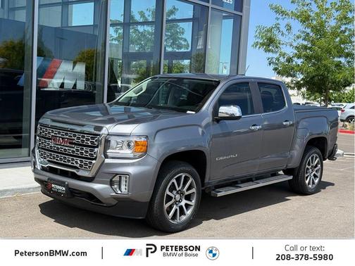 Satin Steel Metallic 2022 GMC Canyon Denali