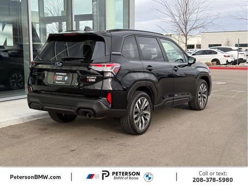 Crystal Black Silica 2025 Subaru Forester Hybrid Touring