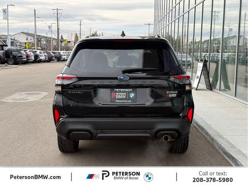 Crystal Black Silica 2025 Subaru Forester Hybrid Touring