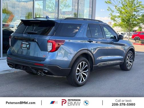 Blue Metallic 2020 Ford Explorer ST