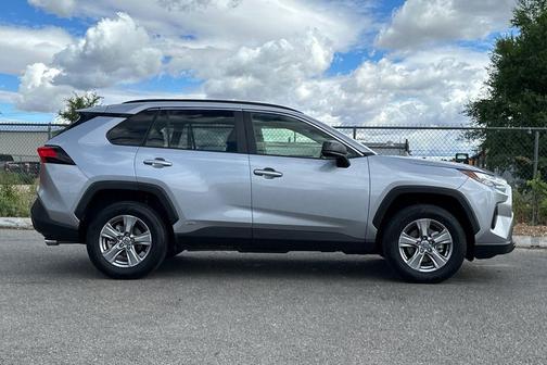 Silver Sky Metallic 2025 Toyota RAV4 Hybrid LE