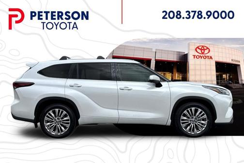 Wind Chill Pearl 2024 Toyota Highlander Platinum
