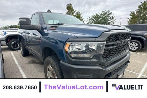 Patriot Blue Pearlcoat 2023 RAM 3500 Tradesman Regular Cab 4x4 8' Box