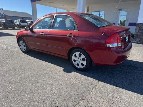 Spicy Red Metallic 2008 Kia Spectra EX