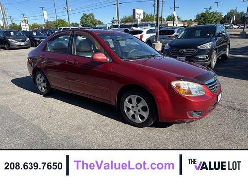 Spicy Red Metallic 2008 Kia Spectra EX