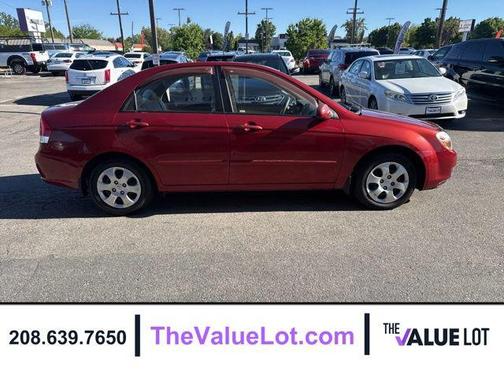 Spicy Red Metallic 2008 Kia Spectra EX