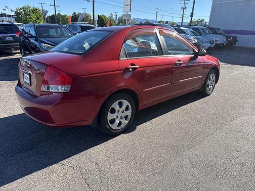 Spicy Red Metallic 2008 Kia Spectra EX