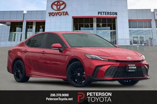 Supersonic Red 2025 Toyota Camry SE