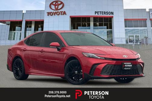 Supersonic Red 2025 Toyota Camry SE