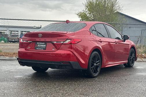 Supersonic Red 2025 Toyota Camry SE