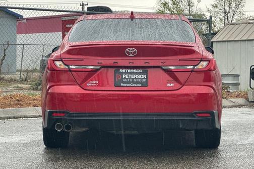 Supersonic Red 2025 Toyota Camry SE