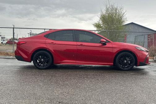 Supersonic Red 2025 Toyota Camry SE