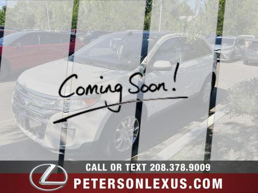 White Platinum Metallic Tri-Coat 2014 Ford Edge Limited