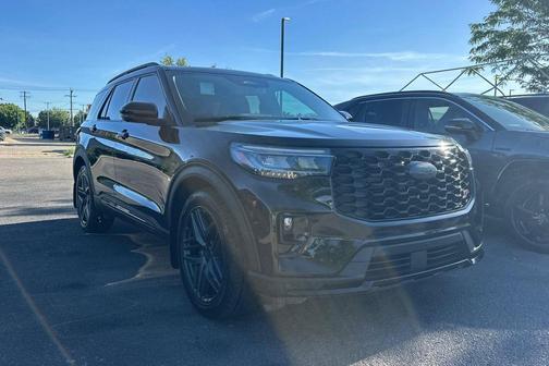 Agate Black Metallic 2025 Ford Explorer ST