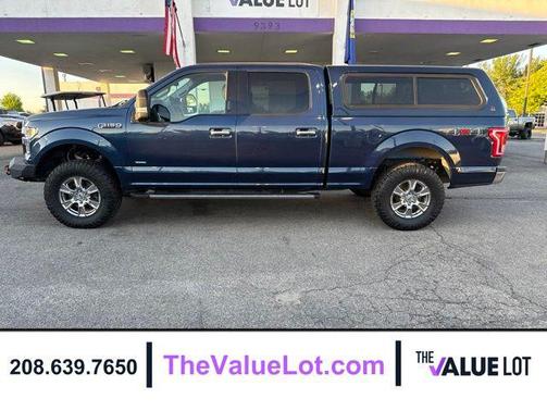 Blue 2015 Ford F-150 XLT