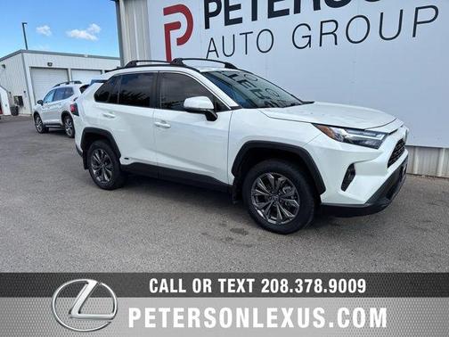 Blizzard Pearl 2022 Toyota RAV4 Hybrid XLE Premium