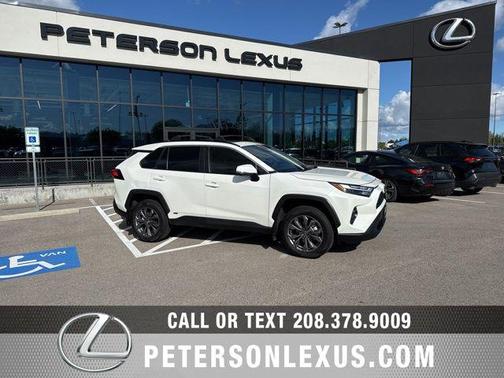 Blizzard Pearl 2022 Toyota RAV4 Hybrid XLE Premium
