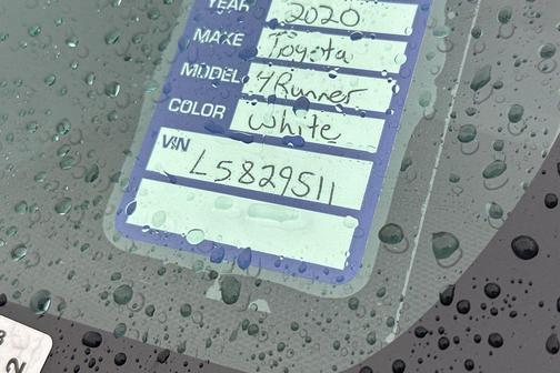 Super White 2020 Toyota 4Runner TRD Off Road Premium