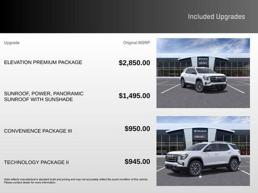Summit White 2026 GMC Terrain AWD Elevation