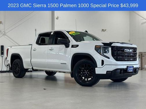 Summit White 2023 GMC Sierra 1500 Elevation