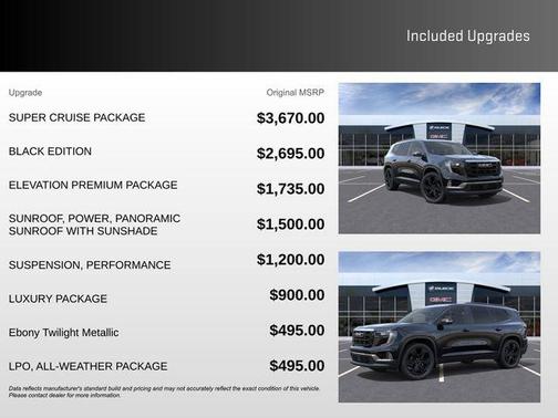 2026 GMC Acadia Elevation AWD