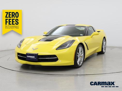 Yellow 2017 Chevrolet Corvette Stingray