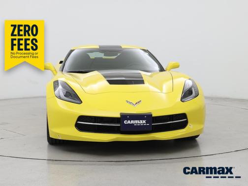 Yellow 2017 Chevrolet Corvette Stingray