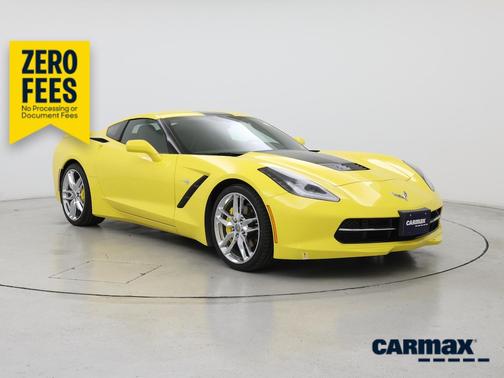 Yellow 2017 Chevrolet Corvette Stingray