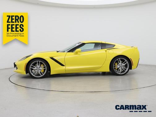 Yellow 2017 Chevrolet Corvette Stingray