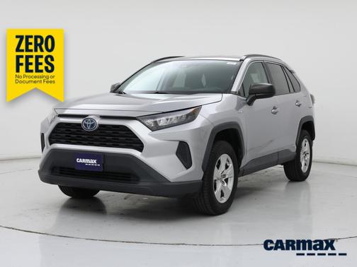 Silver 2021 Toyota RAV4 Hybrid LE