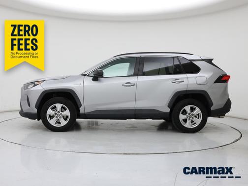 Silver 2021 Toyota RAV4 Hybrid LE