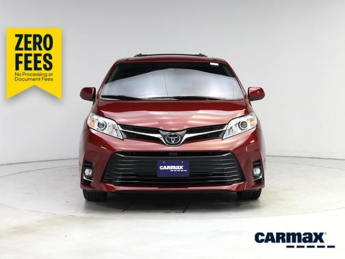 Burgundy 2020 Toyota Sienna LE