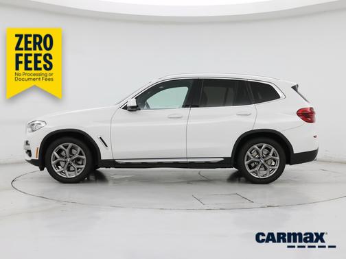 White 2021 BMW X3 XDrive30i