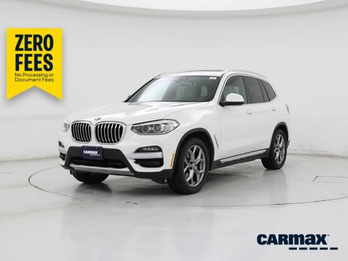 White 2021 BMW X3 XDrive30i